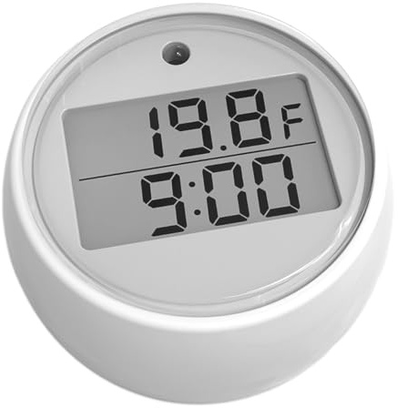 VOANZO Termómetro y Temporizador de inmersión en frío: termómetro de baño de Hielo con clasificación IP67 a Prueba de Agua, diseño Flotante y Temporizador de precisión para monitoreo y sincronización