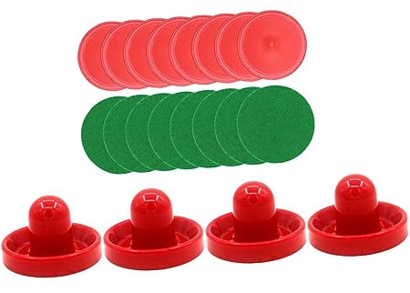 SKISUNO Airhockey Pucks Und Schieber Set 1 Satz Kunststoff Airhockey Schieber Für Airhockey Tischzubehör Ideal Für Luft Hockey Spiele Mit Freunden Und Familie