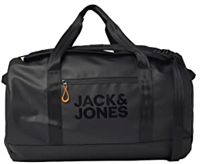 JACK & JONES Herren Jaclab Weekendbag Reisetasche, Schwarz, Einheitsgröße