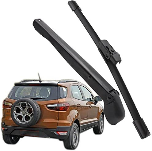 Scheibenwischer Für Auto Scheiben Wiper Blades Für Ecosport 2013-2017 Wischerblatt Vorne Wischblätter Gummi Windshield Wipers 550mm+400mm fit Schieberegler,Rear window wiper-280mm+wiper arm-240mm