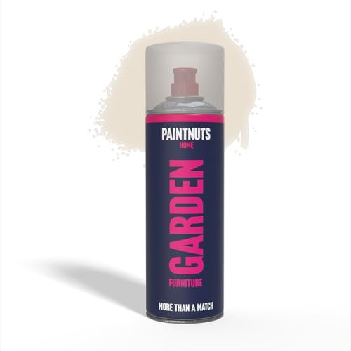 Paintnuts Garden Furniture Paint - RAL-9001 - CREAM Satin 400ml Spray Can