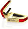 Thalia Exotic Shell Series Kapodaster mit Gold-Finish und Red Angel Wing Einlage