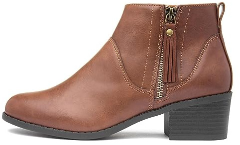 Lilley Maisy Womens Tan Ankle Boot - Size 7 UK - Brown