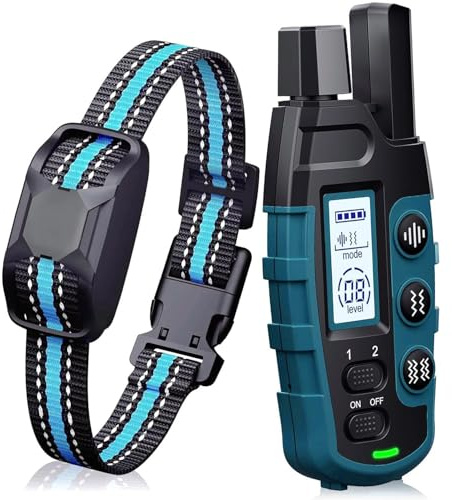 Collare Addestramento per Cani, Portata di 2600m, 3 Modalità Beep/Vibrazione/Boost Vibrazione, Impermeabile IP67, Conforme Nuova Legge Benessere Animali 2024, Per Cani di Tutte le Taglie | Manuale IT