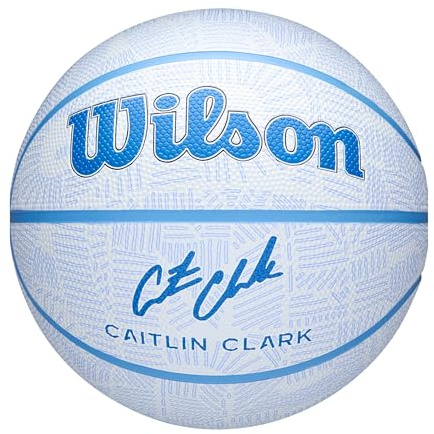 Wilson Caitlin Clark Envision Basketball, Blue, Size 6
