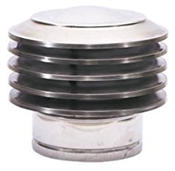 Lamellenhaube Lamellenaufsatz Lamellenabdeckung Lamellenhut Kamin Edelstahl Hut Schornsteinabdeckung Schornsteinaufsatz Schornsteinhut Kaminabdeckung Kaminaufsatz Kaminhut Kaminlamellenaufsatz (200mm)