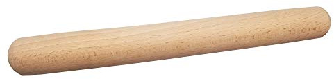 Wooden Rolling Pin, French Dumpling Rolling Pin for Baking Pizza Dough Roller 30 x 3.5cm