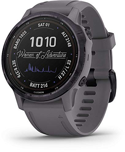 Garmin Smartwatch Fenix 6S Pro Solar dunkelgrau (229) S
