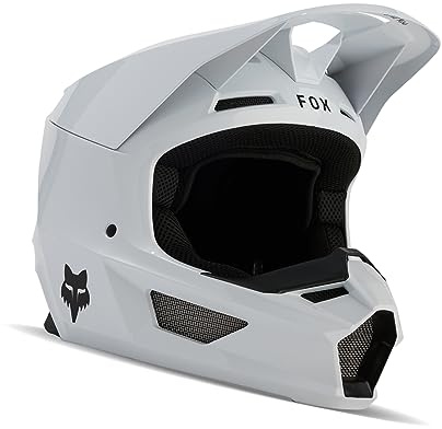Fox Racing Unisex V1 Core Motocross Dirt Bike Helmet, White, X-Large