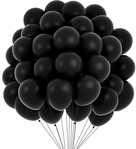 Schwarze Luftballons Schwarze Ballons 60 Stück Halloween Luftballons Geburtstag Luftballon Girlande Luftballons Schwarz Luftballons Hochzeit Party Deko Luftballons Geburtstag Schwarz Casino Deko