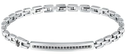 Maserati Herrenarmband aus Stahl, Zirkone, Ironic Kollektion – JM224AVD41