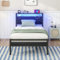 HOJINLINERO Single Bed Frame with Storage Shelf Headboard & LED Lights,Metal Platform Bed Frame with Charging Station,Mattress Base/Strong Slats Support/UnderBed Storage/Easy Assembly for Adults,Black
