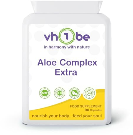 Aloe Colon Complex – Gentle Colon Cleanse & Digestive Detox – Herbal Blend with Ginger & Aloe Vera – 60 Capsules