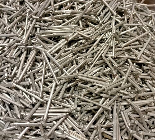 Galvanised Oval Wire Nail 40mm Oval Nails Wood Nails FUSH Nail DIY Galvanised Oval Nail Use for Soft and Hard Timber Material Wood Joinery Furniture Craft Construction Applications - 50 Quantity