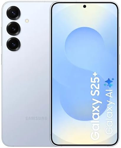 Samsung Galaxy S25+ 5G 256GB Storage + 12GB RAM SM-S936B Qualcomm Snapdragon 8 Elite Factory Unlocked Android 15 Smartphone (Icyblue)