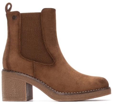 REFRESH - Botín Mujer Taupe - Calzado Cómodo y Versátil - Moda casual - Modelo 17303901 (Talla 40)