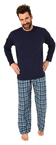 Pyjamas för män lång med flanellbyxor – även i överdimensionerade – 281 101 90 648