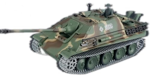 ES-TOYS Ferngesteuerter Panzer Jagdpanther Heng Long 1:16 mit Rauch&Sound und Stahlgetriebe - V7.0-2,4Ghz -PRO