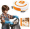 koolbitz Automatic Cleaning Robot Age 3+ for Kids Simulation Vacuum Cleaner Play Set with Obstacle Detection Pretend Play Cleaning Toy for Kids Educational Home Cleaning Toy Game for Toddlers