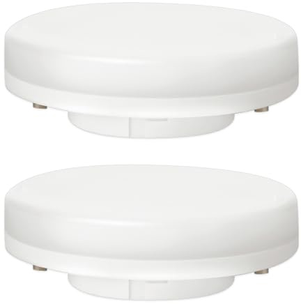 SYLVANIA MicroLynx GX53 LED Neutralweiß | 7W, Ersatz für 50W MLF | 650lm Leuchtmittel - 4000K | Schrankleuchte | 2er Pack
