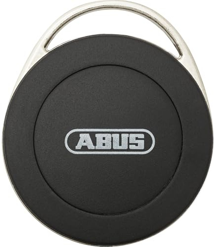 ABUS ID-Chipschlüsselanhänger für die Funk-Alarmanlage Smartvest Pro - RFID-Chip zum Ausschalten der Einbruchmelder am Bedienteil statt Code-Eingabe - schwarz