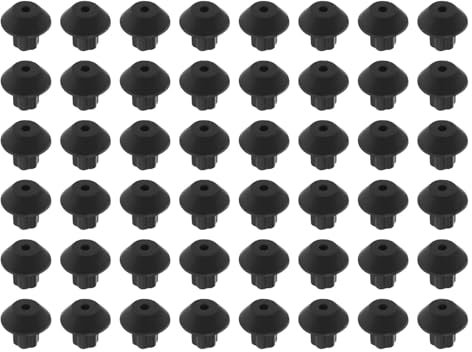 Set of 48 Rubber Feet Stove Grate Pads Base Feet Rubber Kitchen Appliance Replacement for Stove