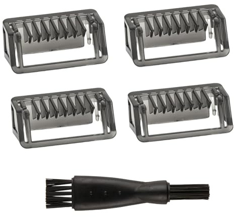 5 peines compatibles para cortapelos bidireccional QP2824, QP2724, QP2520, QP2630, QP65XX (1/2/3/5 mm) cepillo Incluye accesorios compatibles