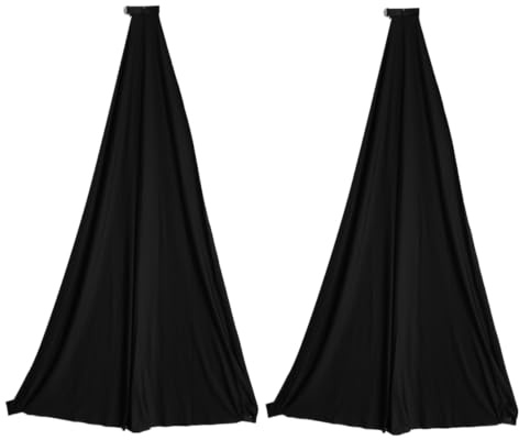 2 piezas universal DJ luz altavoz soporte falda trípode cubierta trípode soporte de altavoz cubierta elástica, soporte de bolsillo pa, soporte para altavoces DJ, scrims de poliéster elástico para