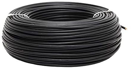 Rollo Cable Eléctrico de 100 m | H07V-K | Sección 1 x 2,5 mm2 | Color negro