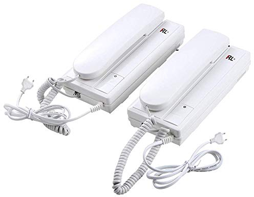 AntDau71 - CITOFONO RL-209 INTERFONO A PARETE CON 2 CORNETTE PER CASA UFFICIO ABITAZIONE CW594