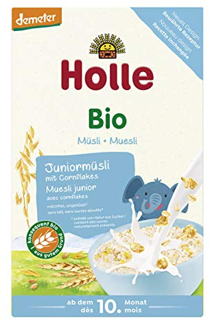 Holle - Bio-Müsli Juniormüsli Mehrkorn mit Cornflakes - 0,25 kg - 8er Pack