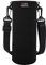 Nuovoware Universal Trinkflasche Tasche Hülle, 1000ml Neopren Isoliert Wasserflasch Beutel Schutzhülle mit Abnehmba Verstellbar Tragegurt, Ideal für Wandern Laufen Spazieren Trekking - XL, Schwarz