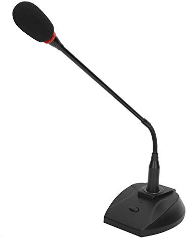 01 Microphone Filaire, Conception de Tuyau à col de Cygne Microphone de Bureau USB Haute sensibilité Microphone à col de Cygne Durable avec Réduction du Bruit pour la conférence pour la réunion