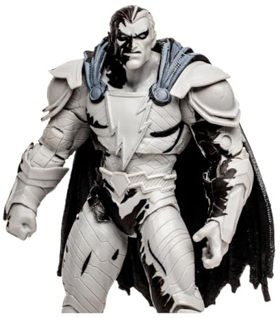 McFarlane Figura de Acción DC Direct Figura Black Adam con Comic Black Adam Variante Line Art (Gold Label) Multicolor TM15894
