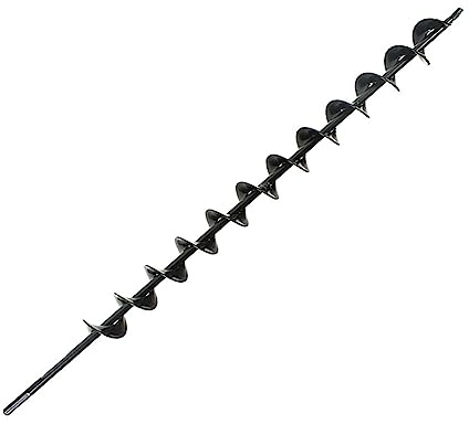 LiGuVCY Auger Drill Bit 1.75 x 24 Inch Surface Auger Drill Bit for Planting Garden Auger Drill String or Umbrella Hole Excavator Suitable for 3/8 Inch Hex Drive Drill Bit