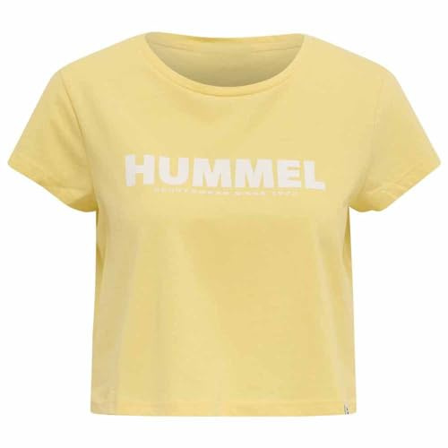 hummel hmlLEGACY cropped t-shirt damer gul, XL damer