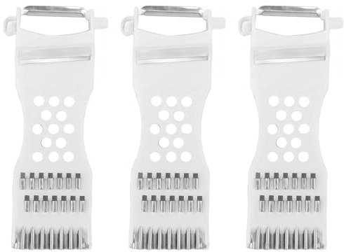 3 Pezzi Affettatrice Multifunzionale, Taglia Verdure Manuale, Tritatutto per Frutta e Verdure, Regolabile per Cetrioli e Patate