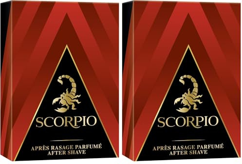 Scorpio - Après-Rasage - Rouge - 100 ml (Lot de 2)