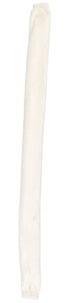 Funda de Franela a Prueba de Polvo para Cadenas, con Cremallera, Protector de Cable de Tela de 60 cm x 5 cm para Tubos y Cables de Cadenas de lámparas, Extremos elásticos para una (Blanca)