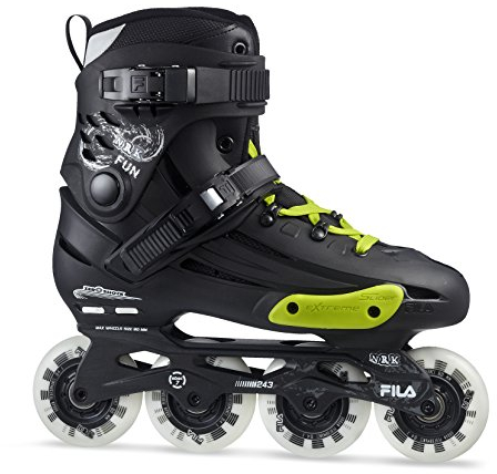 FILA SKATES 010618055 NRK Fun Inline Skate Unisex Black/Yellow/Magenta Größe 43