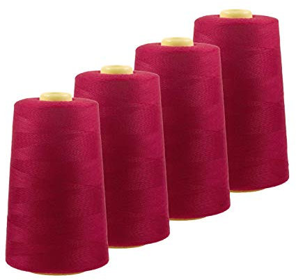 4 x 4572m Qualitäts Overlock-Garn Overlock-Nähgarn Oeko-Tex Farben 541 bis 580