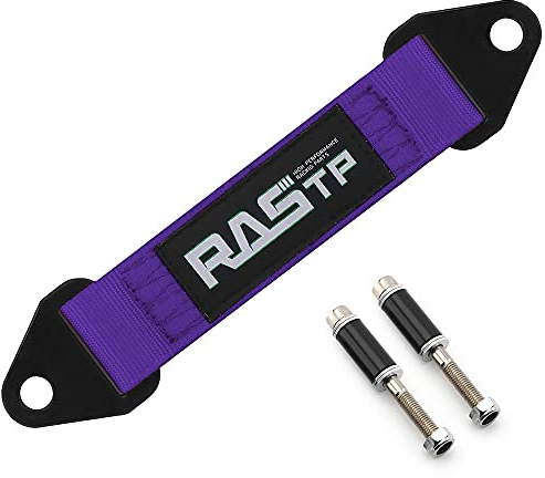 RASTP Correa de límite, correa de límite de alta calidad, correa de límite de transporte de coche, correa de amarre para rueda de camión con resistencia de cincha de 10 libras (10 pulgadas, morado)