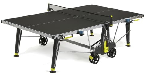 Cornilleau - Prestige Outdoor Table Tennis Table – Premium Weatherproof Ping-Pong Table, Ultra-Stable Frame, Anti-Glare Top, Pro-Style Bounce, Outdoor/Indoor High-End Table for Home & Clubs