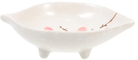 Toddmomy Gamelle pour Hamster Et Cochon D’Inde en Céramique Anti-Renversement, Bol en Céramique Hérisson, Petit Format, pour Alimentation De Petits Animaux De Compagnie