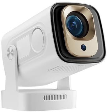 HYE Short Throw Full HD Portable Projector, Android Smart WiFi Bluetooth, 40–130 Display, HDMI & USB Connectivity, Home Cinema – PR01FHD29