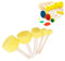 Round Sponge Brushes, 20 Pcs Paint Brush Set - 5 Sizes Template Tools With Wooden Handle, Foam Painting Tools, Mushroom Head Brushes for Graffiti DIY Crafts