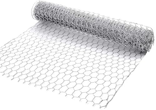 Clôture métallique enduite – Clôture en treillis métallique | Clôture métallique enduite | Clôture décorative en maille fine | Clôture métallique antirouille pour volaille pour jardin et balcon