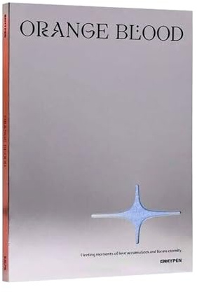 Enhypen Mini-Album mit Orangenblut, Kalpa-Version, 4. Mini-Album CD + Photocard A + Fotokarte B + Aufkleber + Postkarte + Fotopapier + Poster mit Songtext + Fotobuch