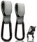 WS WorlsTrend 2 Ganchos + Mosquitera - Ganchos Carro Bebé de Cuero Sintético - Ganchos para Carrito Bebé o Silla de Paseo para Colgar Bolsas - Mosquitera Universal Ajustable - Red Antimosquitos.