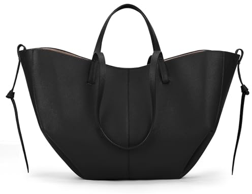 ACUYE Y2K Hobo Sac à main fourre-tout en cuir pour femme, sac à bandoulière en forme de croissant, 39.5 EU